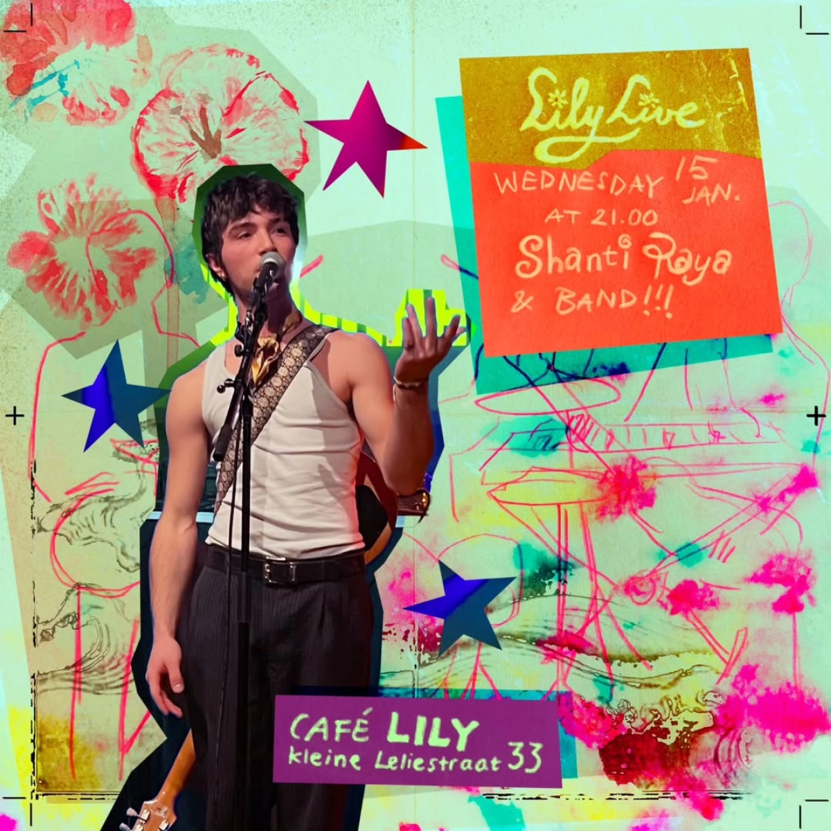 Lily Live! with Shanti and his band